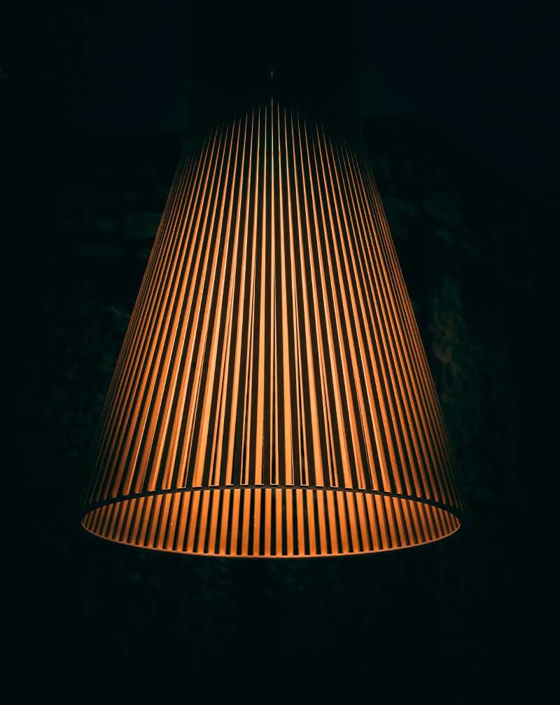 design-interiores Luminária com design moderno e elegante.